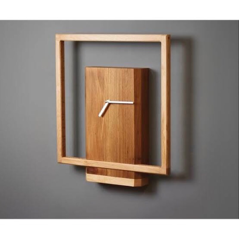 Jam Dinding Kayu Modern Minimalis
