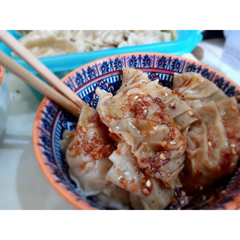 

pangsit chili oil
