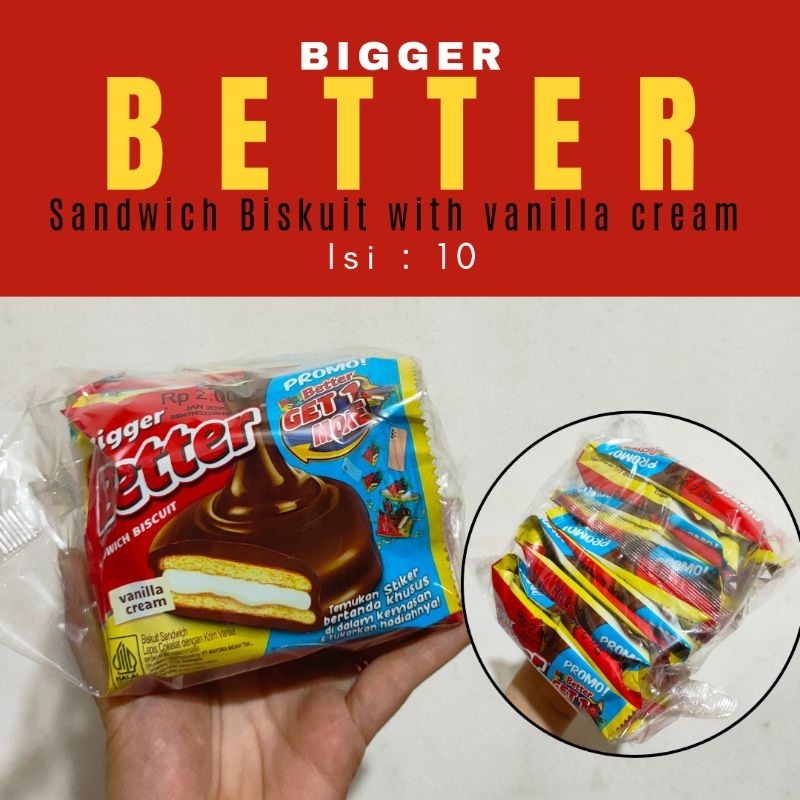 

Better Renteng isi 10 pcs/ better / better renteng rasa coklat /bigger Better