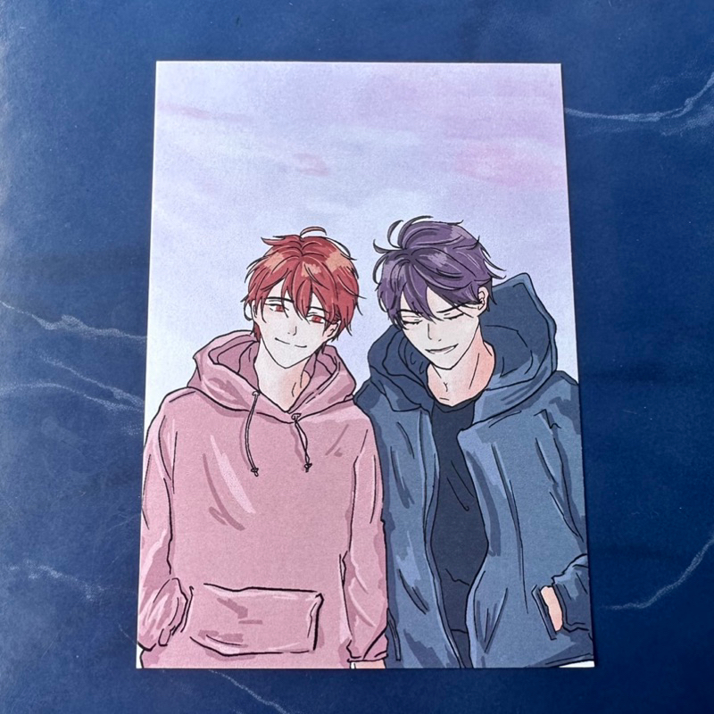 given artprint A5 postcard mafuyu uenoyama akihiko haruki fanmerch animerch