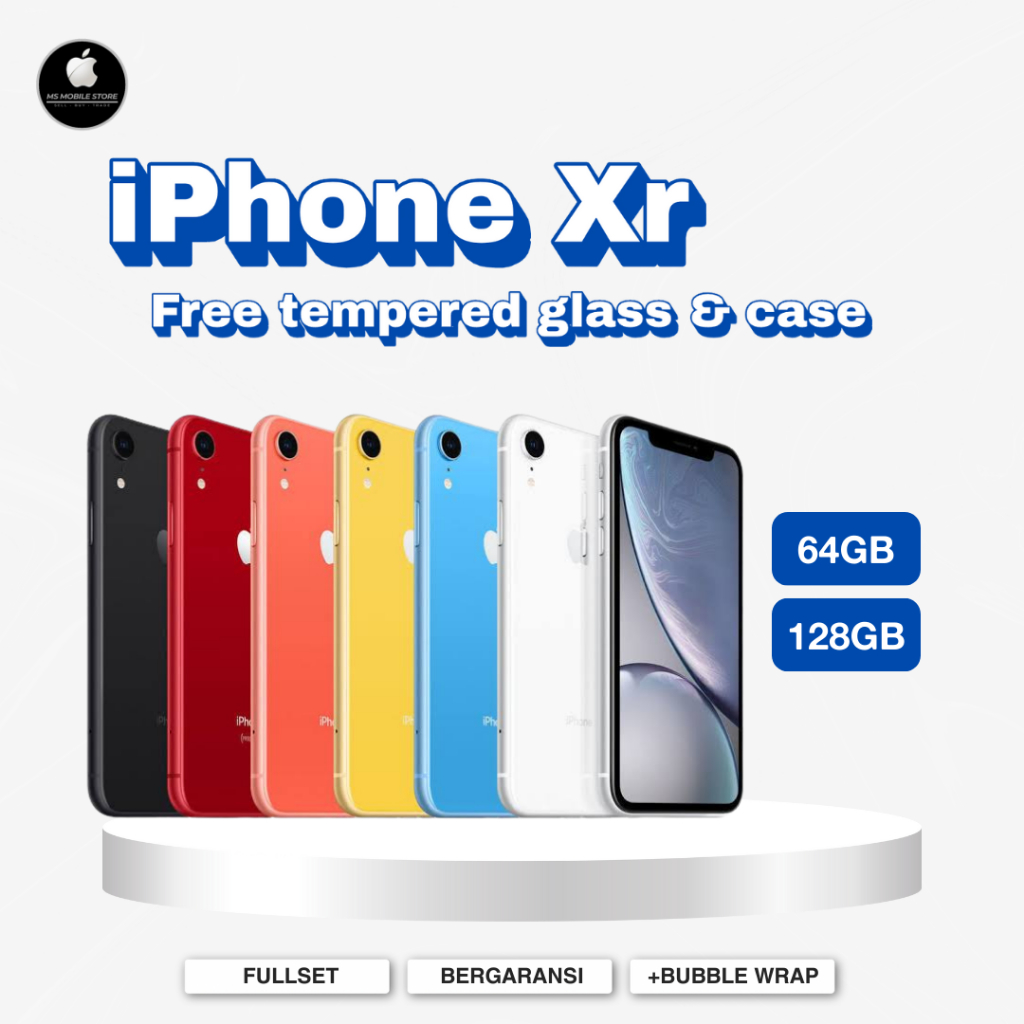 IPHONE XR 64GB 128GB IBOX INTER SECOND LIKE NEW