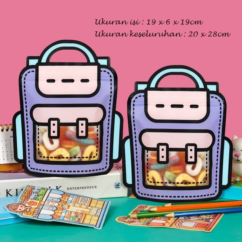 

Plastik Klip Snack / Bingkisan Plastik ziplock / Tas Plastik Souvenir
