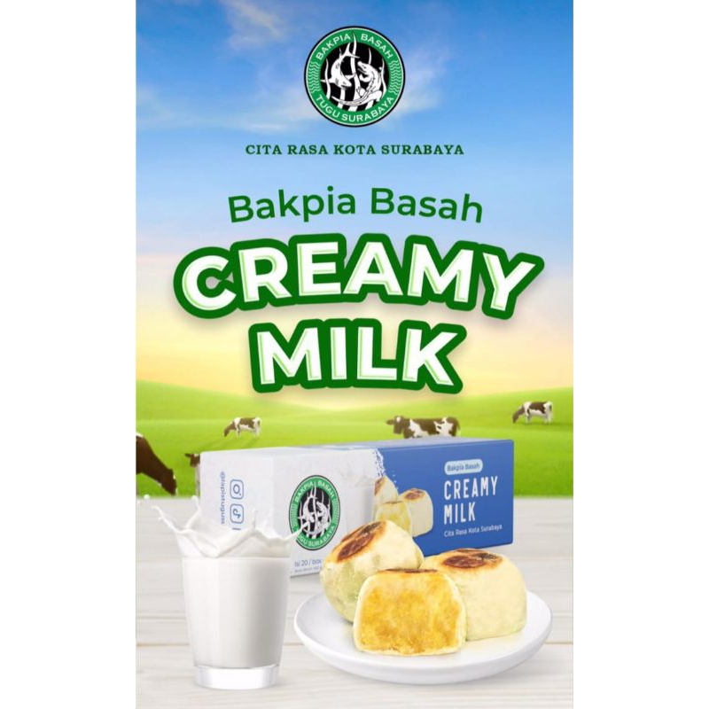 

Tugu Surabaya Bakpia Basah Creamy Milk