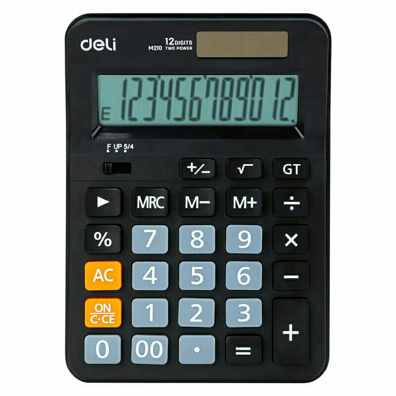 

Deli Calculator M210 Black