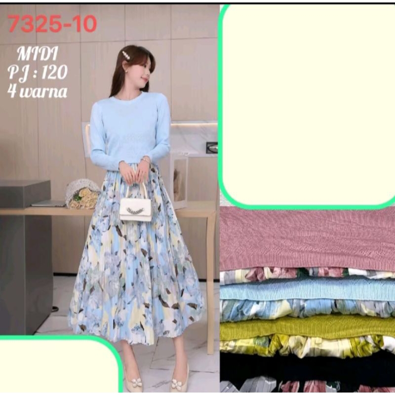 Midi Dress Rajut Zara Premium Ori