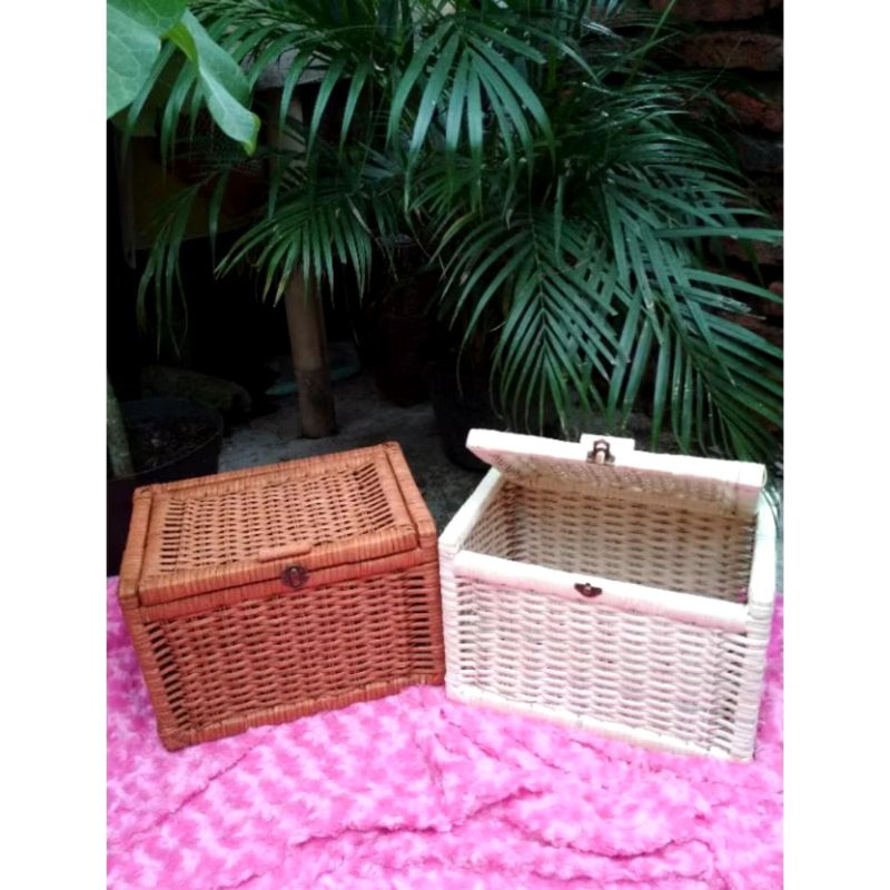 Keranjang Sepeda,Motor/Keranjang Kotak Tutup uk 35×25×20