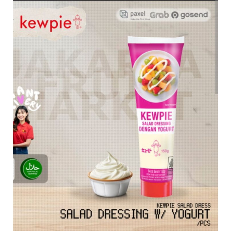 

Kewpie salad dreesing dengan Yogurt 150 gram