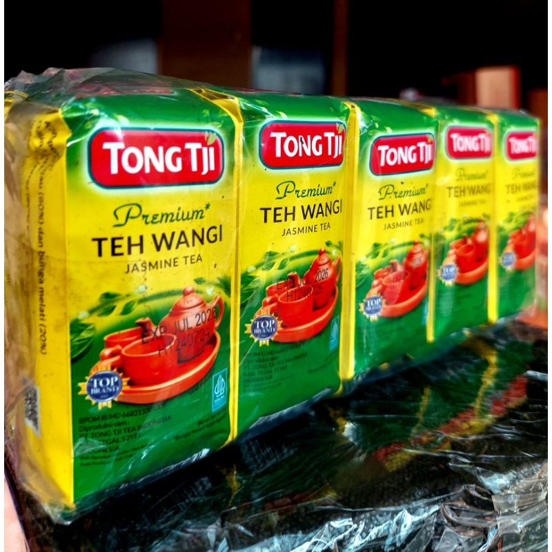 

tong tji premium jasmine tea 50gram perslop isi 10pcs