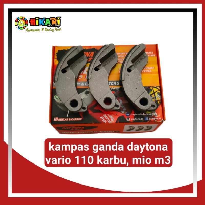 Kampas ganda daytona Kampas otomatis daytona kampas ganda vario karbu Mio M3 Fino 125