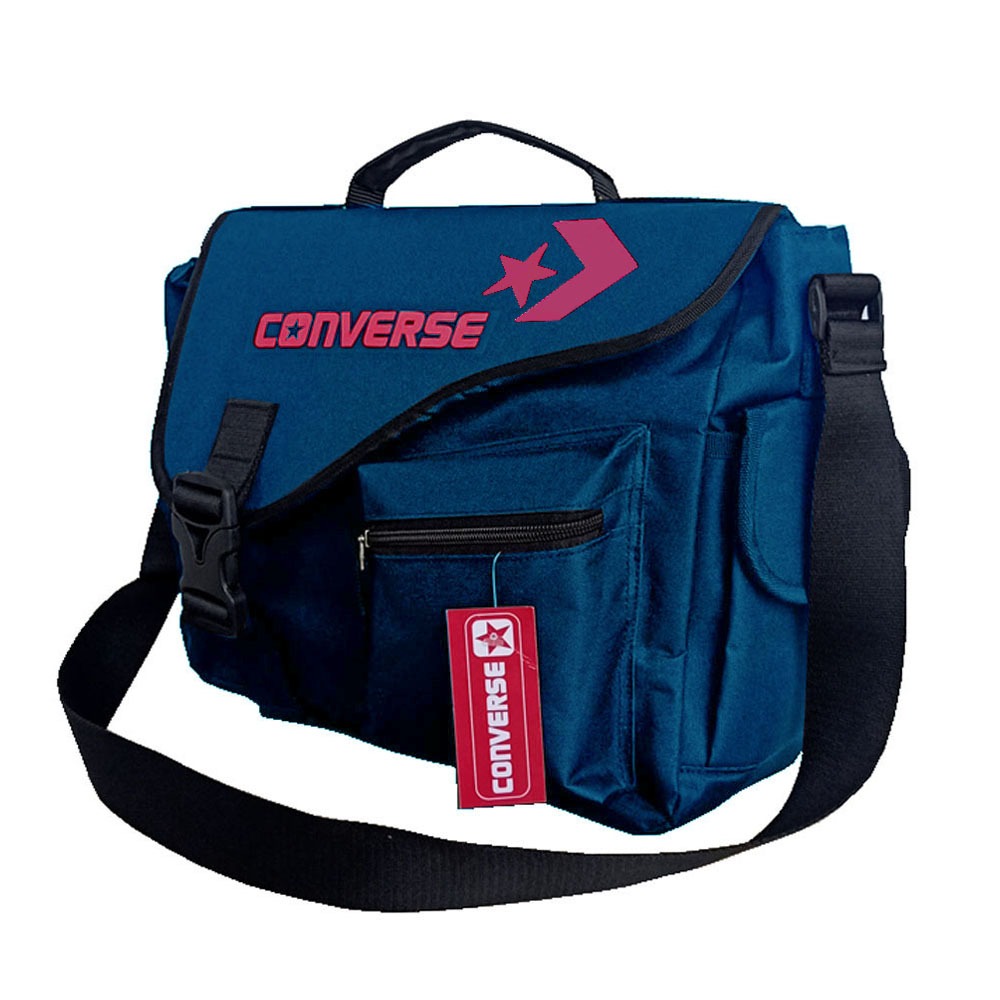 SHOPEE 88 MID YEAR SALE FASHION Pria TAS SELEMPANG DISTRO TAS TENTENG TAS SELEMPANG UNISEX PESS BLU