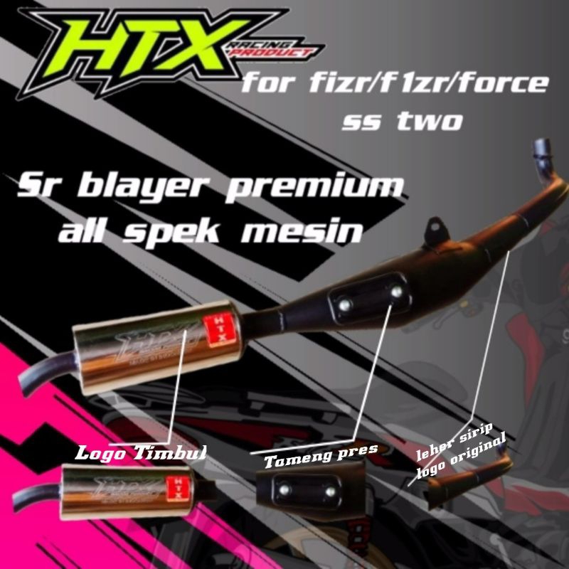 promo produk knalpot fizr htx racing sr one blayer premium suara prepet