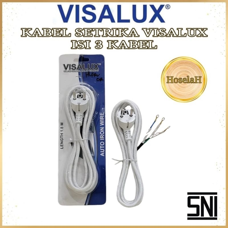 Kabel Setrika Visalux isi 3 Kabel Dengan Panjang Kabel 1,5 Meter