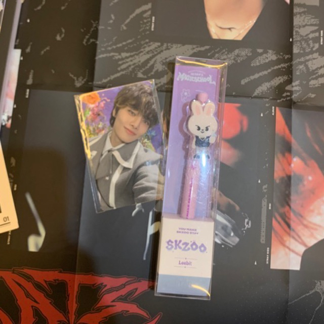 Gelpen Leebit Skzoo POB I.N Stray Kids SKZ Fanmeet Magic School Official Merchandise