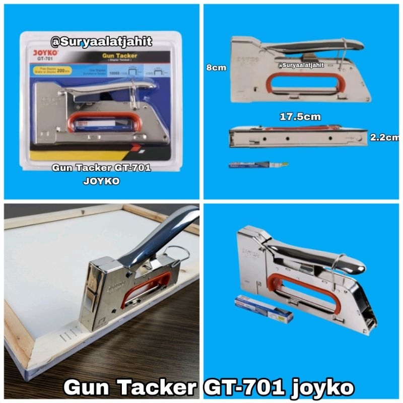 

Stapler Gun Tacker GT-701 Joyko untuk papan =rp.107.500/1pcs