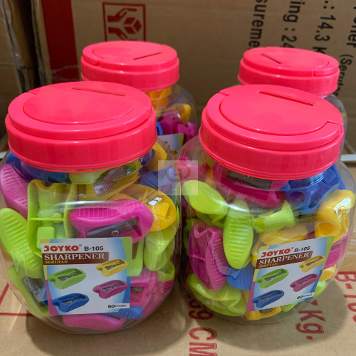 

Rautan Serutan Sharpener Joyko B-105 (1 Box isi 60 Pcs)