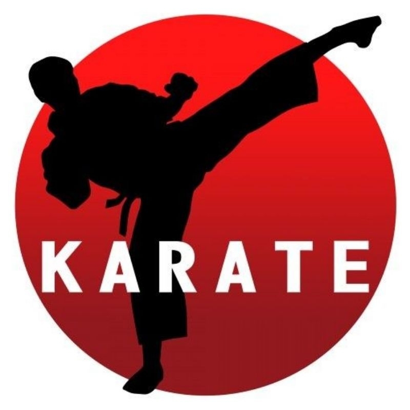 

sticker logo karate