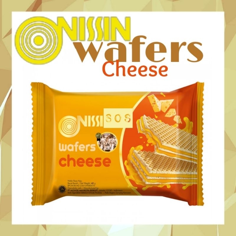 

《OS3》 Nissin Wafers Cheese 42 gram - wafer keju