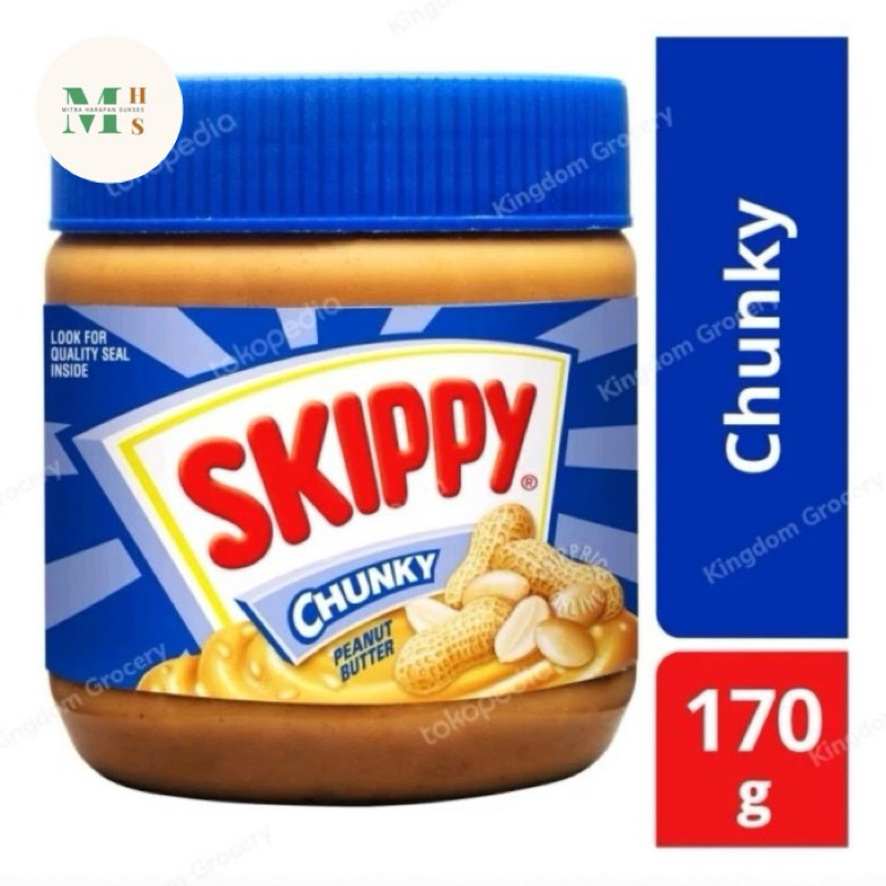 

Selai kacang (Skippy Chunky 170 gr)