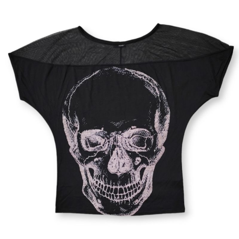 Glad News Japanese Street Skull T-shirt