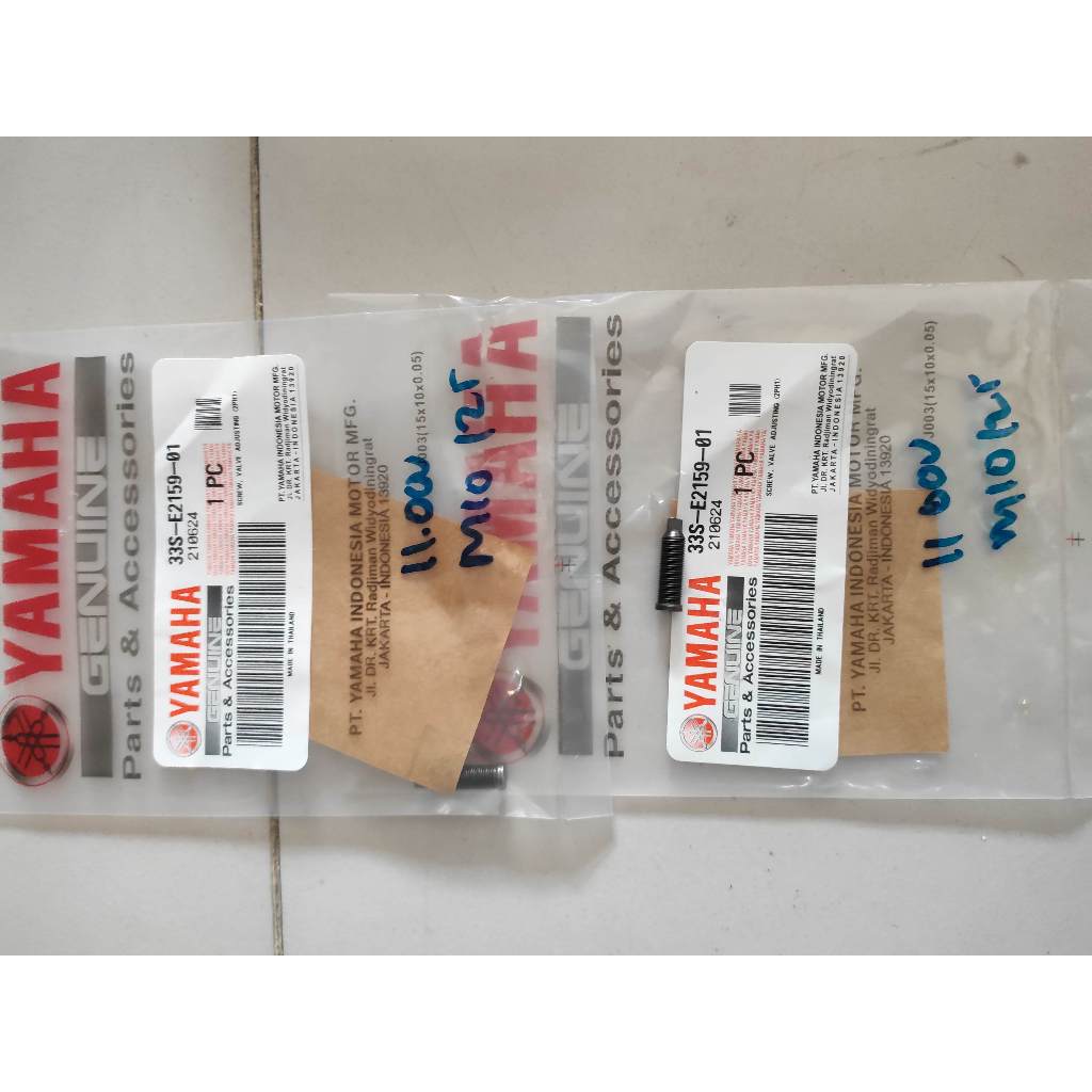 baut setelan klep nmax aerox lexi xeon mio m3 ori