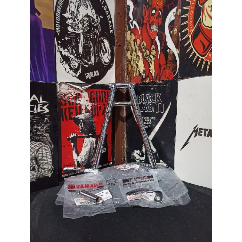 STANDAR 2 SET ORIGINAL YAMAHA RX KING RXS RXK CHROME