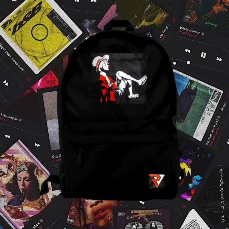 Tas ransel sekolah anak gambar santai