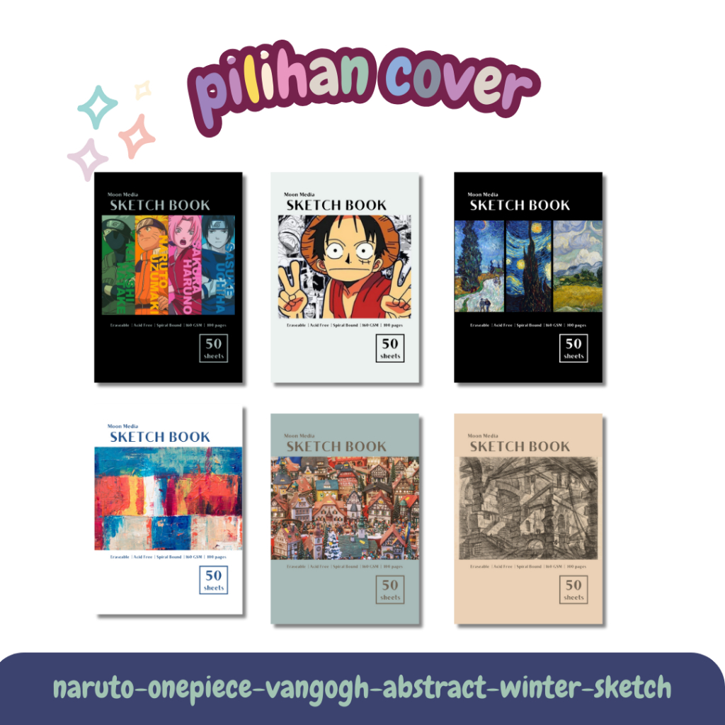 

HJK Tebal 160 Gsm Sketchbook A4 Sketchbook A5 Buku Gambar Vertikal Jilid Spiral Aesthetic Buku