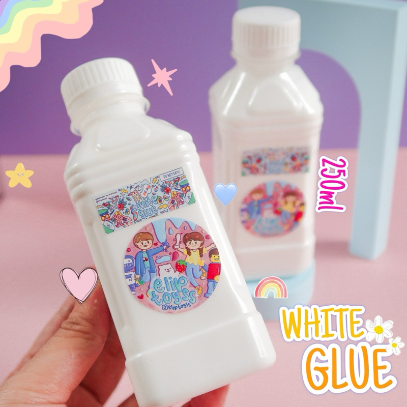 

WHITE GLUE/FAKE TOA SLIME 250ML BY ELIPTOYS BEST SELLER