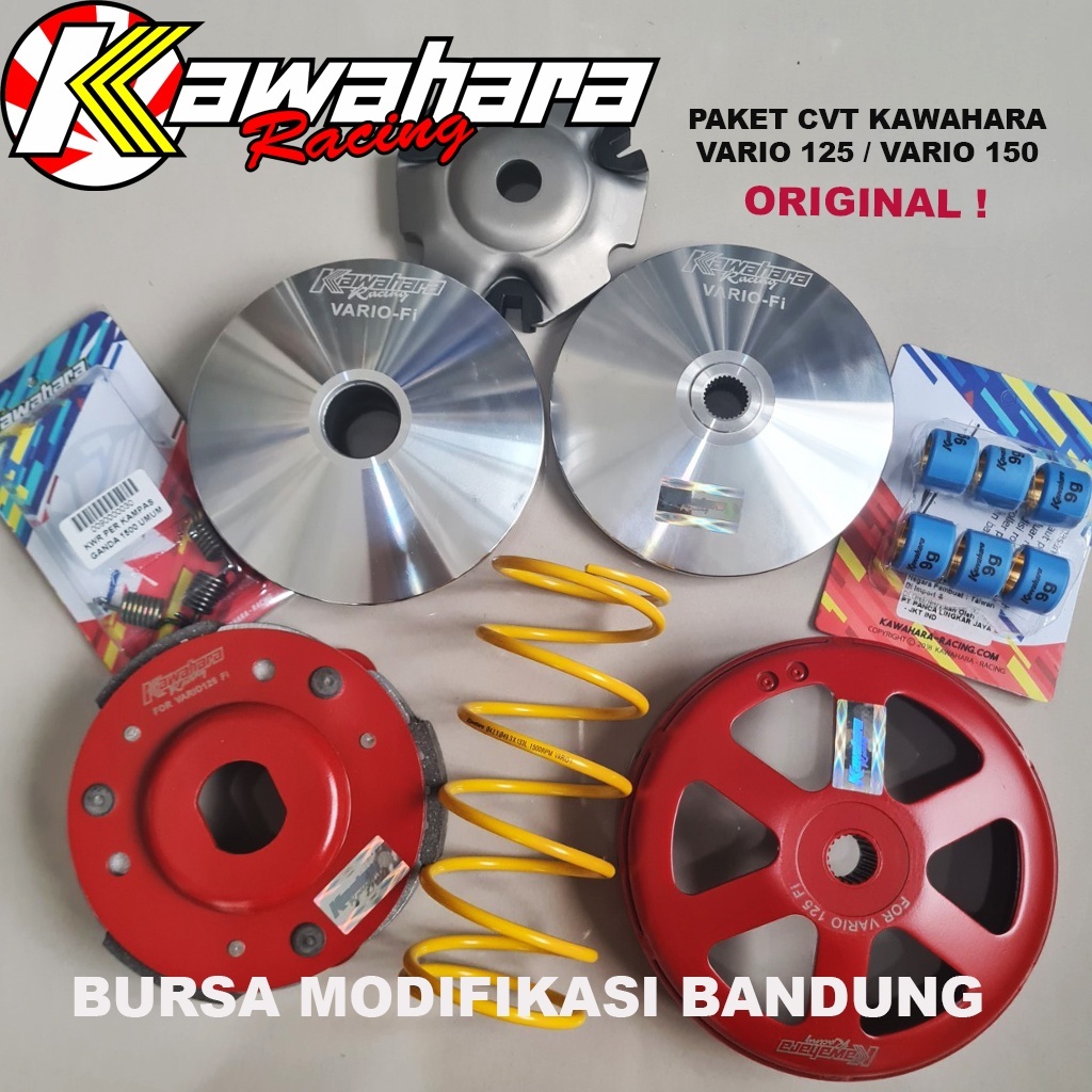 PAKET CVT VARIO 125 VARIO 150 OLD VARIO 150 NEW 1500 RPM KAMPAS OTOMATIS MANGKOK OTOMATIS RUMAH PULL