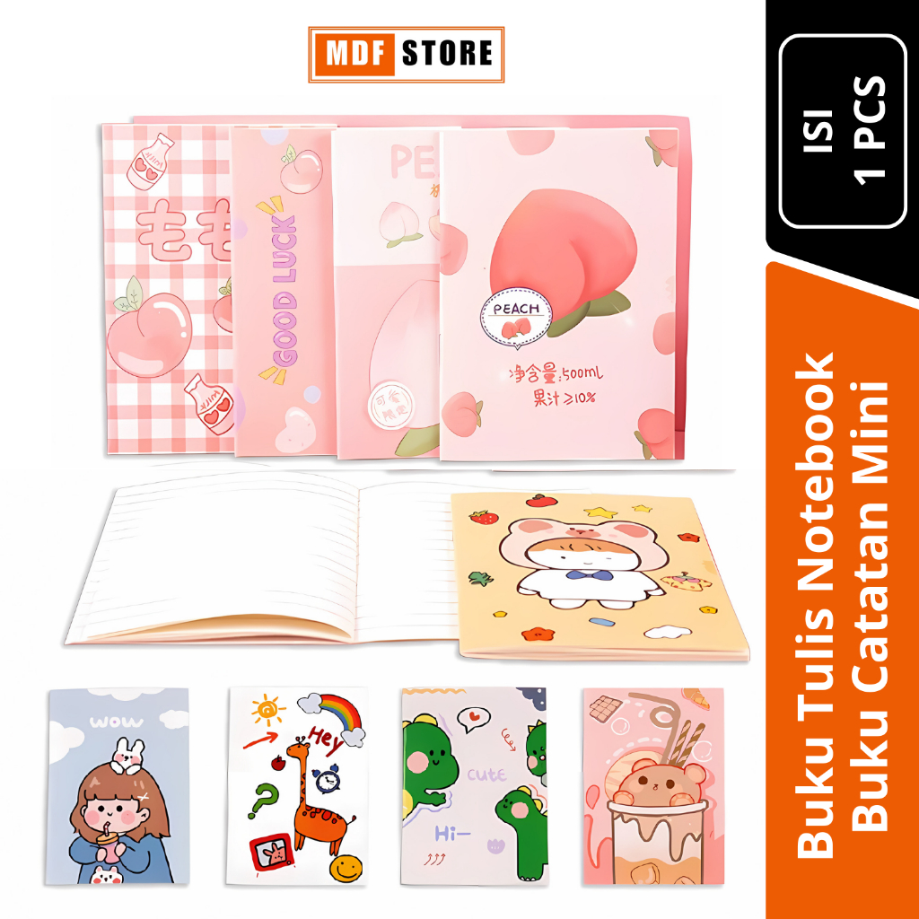 

Buku Tulis Mini Notebook Buku Catatan Cartoon Mini Book Lucu Buku Tulis Memo Kecil Kuteb Saku