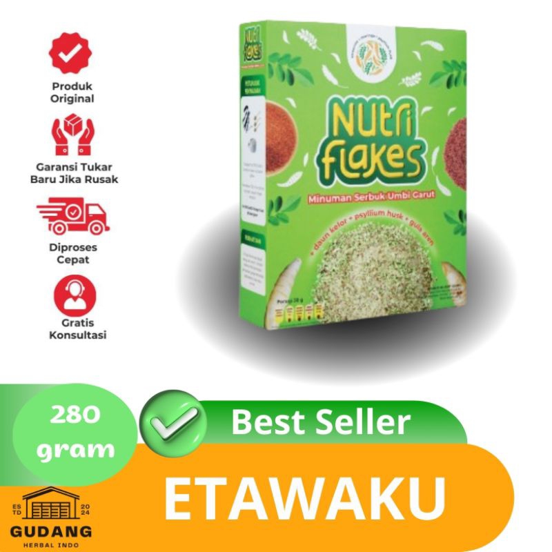 

Nutriflakes Seral Umbi Garut Solusi Asam Lambung Dan Maag