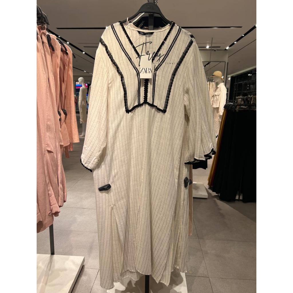 ZaraTurki Rustic Striped Kaftan Dress
