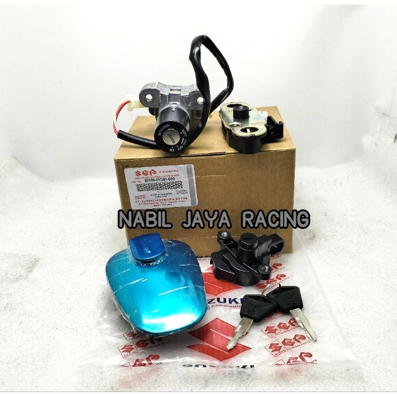 KUNCI KONTAK SET + TANGKI SUZUKI THUNDER 125 ORIGINAL
