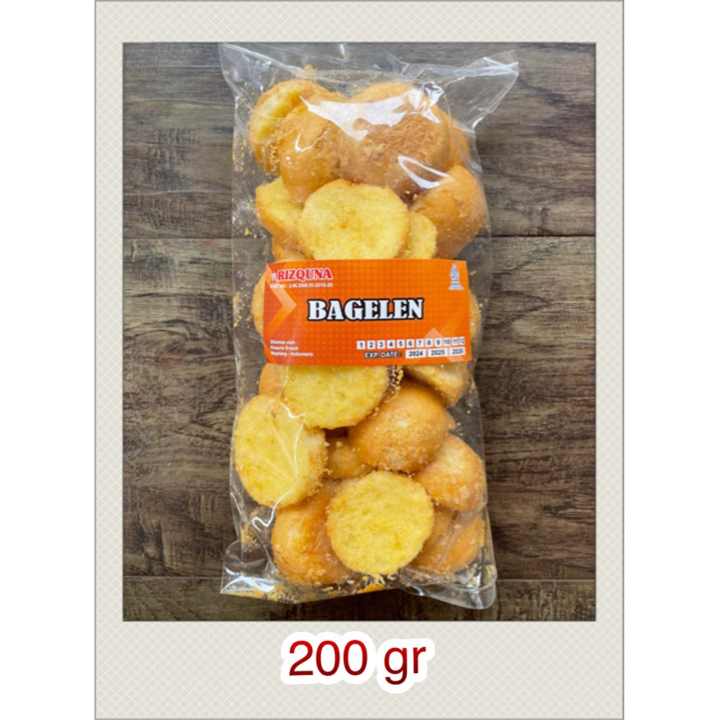 

Bagelen 200 gr - Roti Kering Rizquna Snack