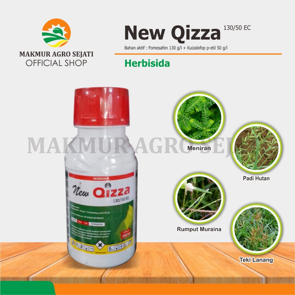 Herbisida New Qizza 130/50EC - Mengendalikan Gulma Pada Tanaman Kedelai (250ml)