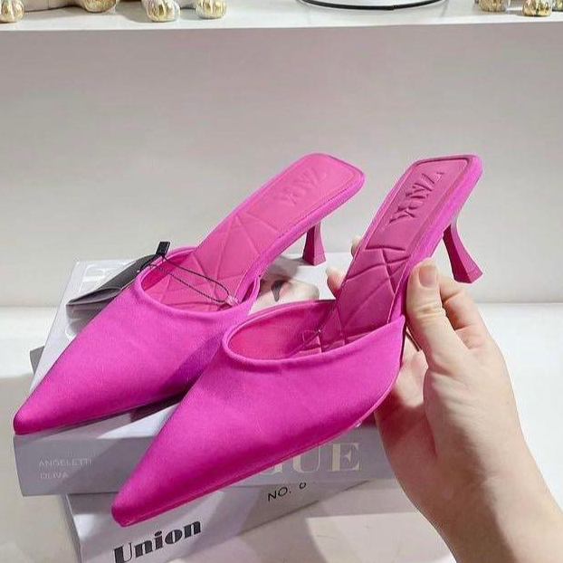 SANDAL WANITA ZARA S 3430 HEELS 5CM PREMIUM