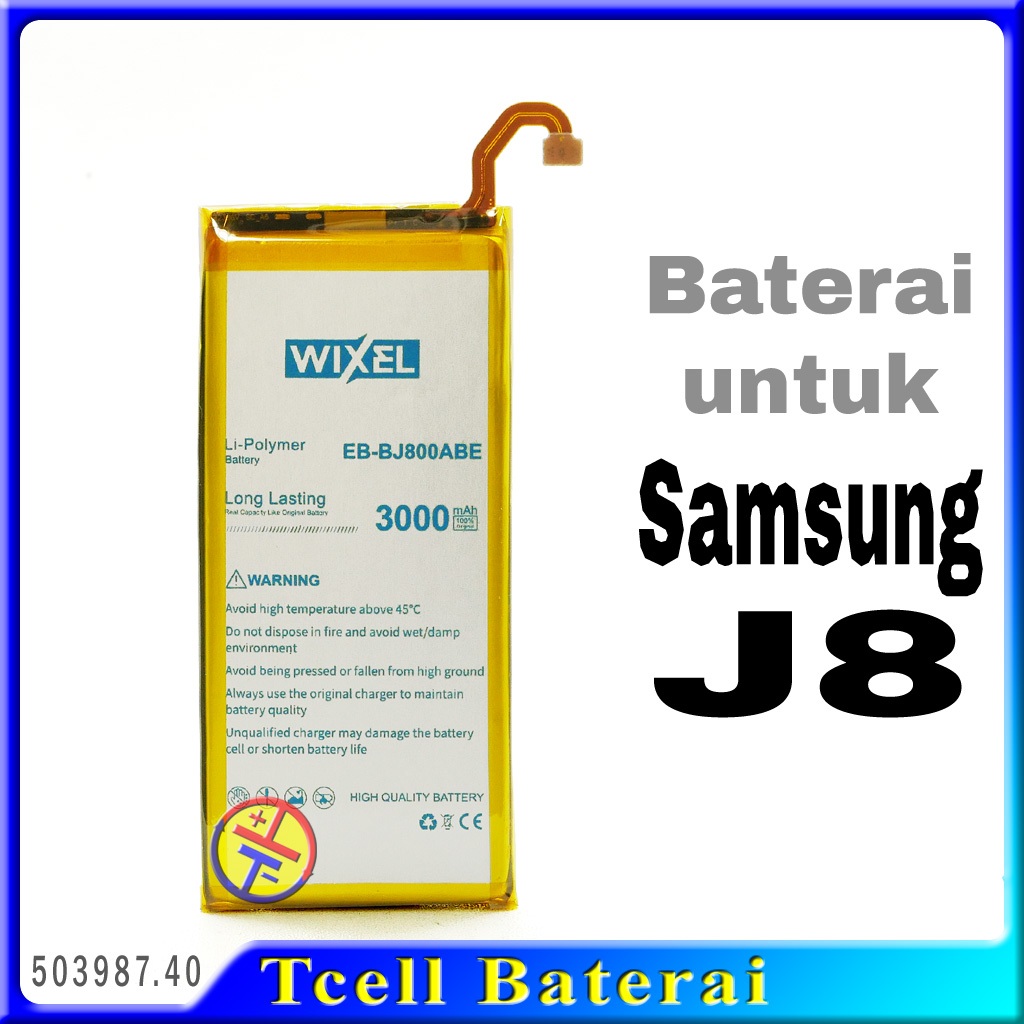 Baterai Wixel EB-BJ800ABE untuk Samsung Galaxy J8 SM-J810F J810f J810