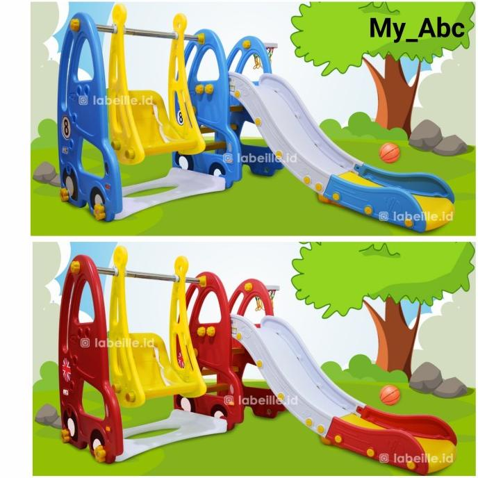 Perosotan Ayunan Labeille Mainan Anak Prosotan Slide Swing Playground