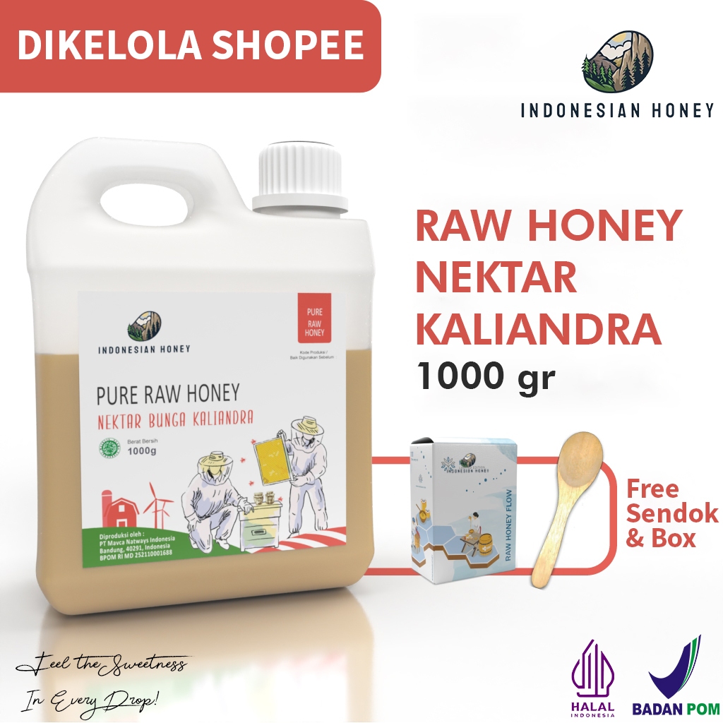 

Indonesian Honey Madu Nektar Kaliandra 1000gr