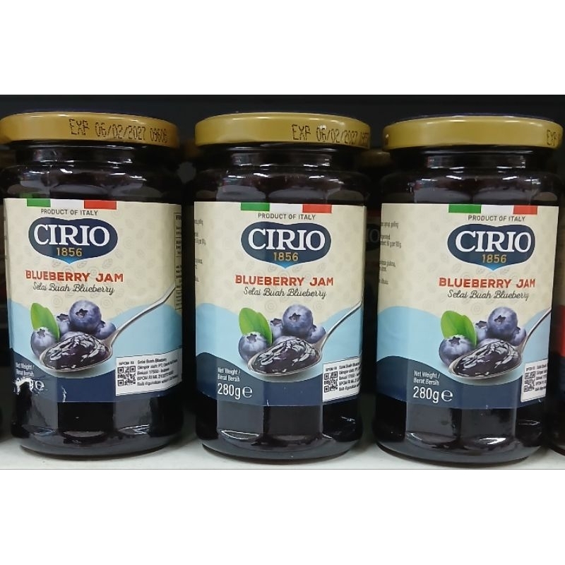 

CIRIO Blueberry Jam Selai Buah Blueberry 280g - HM