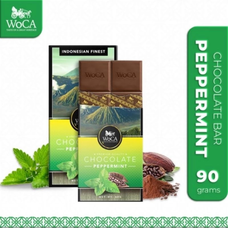 

Hampers WoCA Premium Chocolate Bar Peppermint - 90g