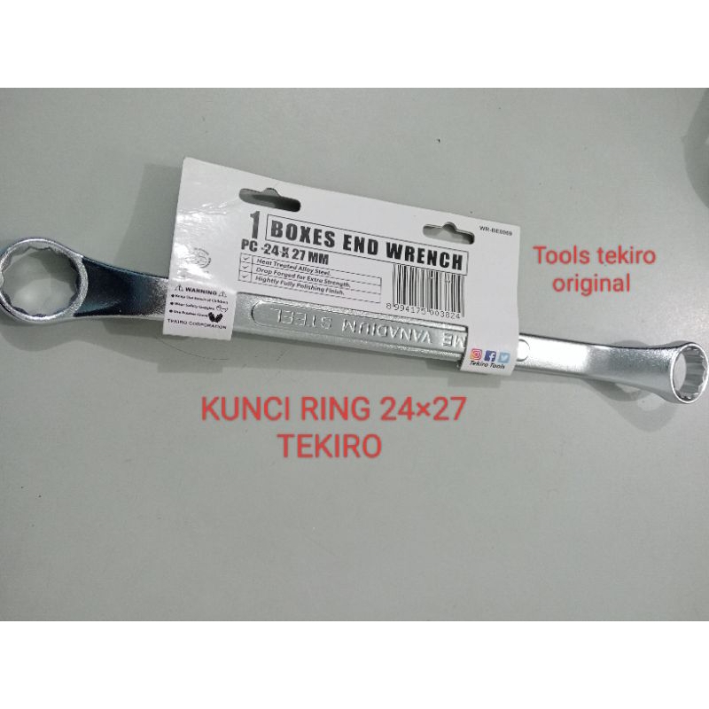 KUNCI RING 24×27 TEKIRO/ KUNCI RING TEKIRO