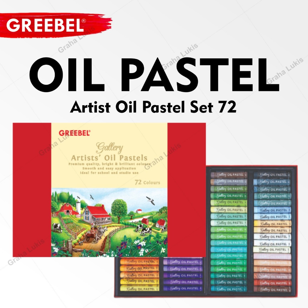 

GREEBEL Artist's Oil Pastel / Krayon Set 72