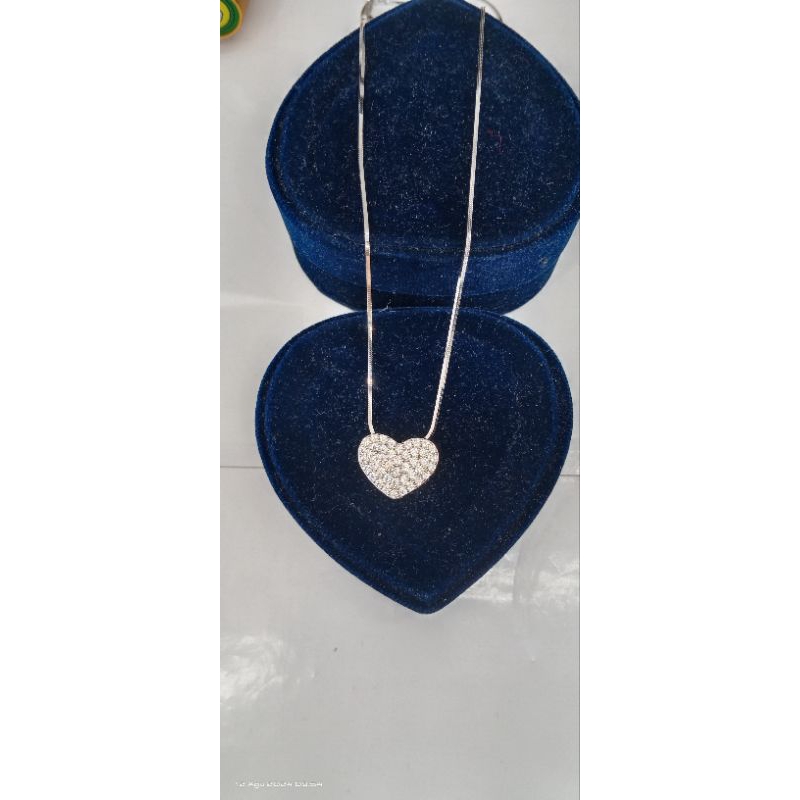 kalung kasandra+liontin love mata