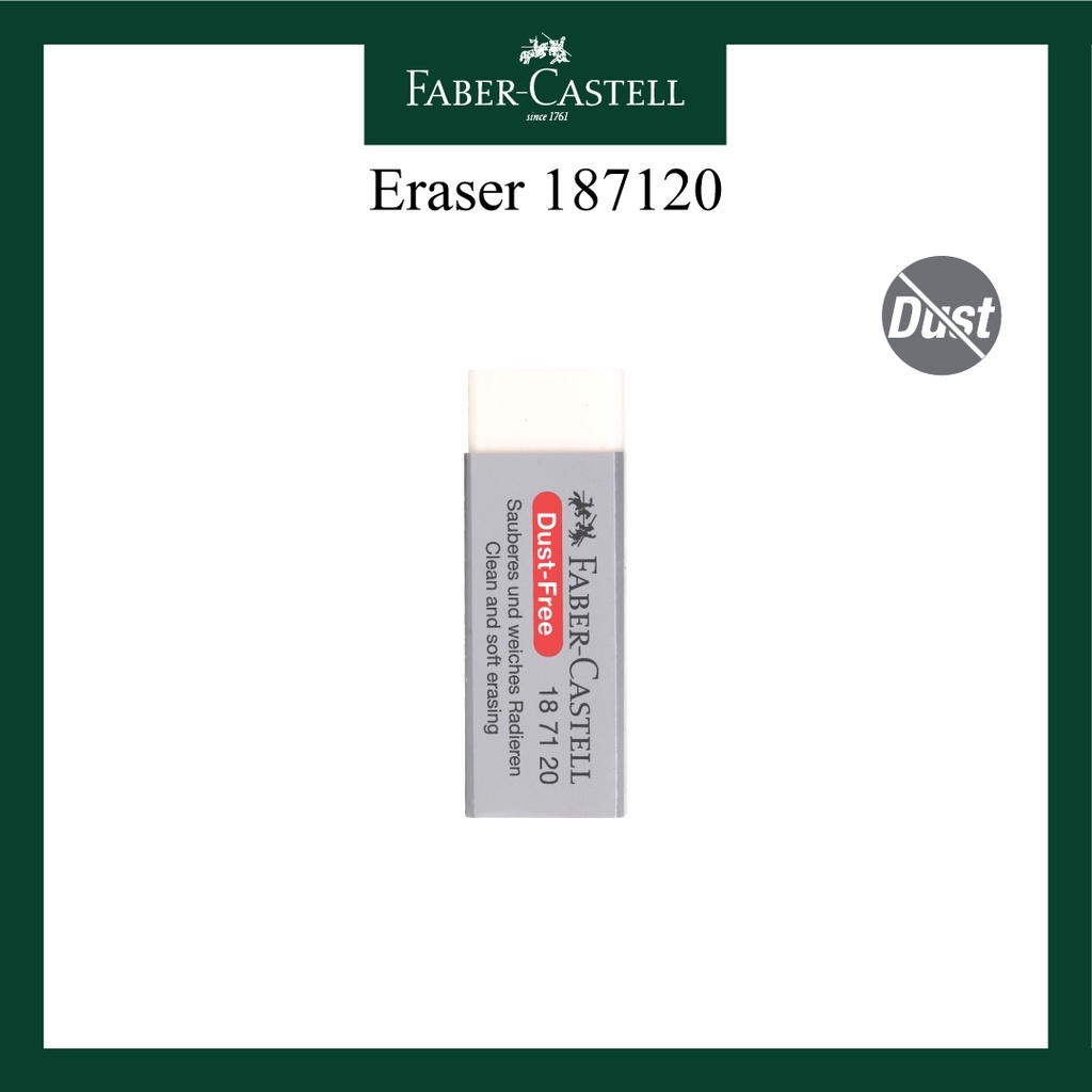 

Faber Castell Eraser 7120 Big White Penghapus Putih Besar