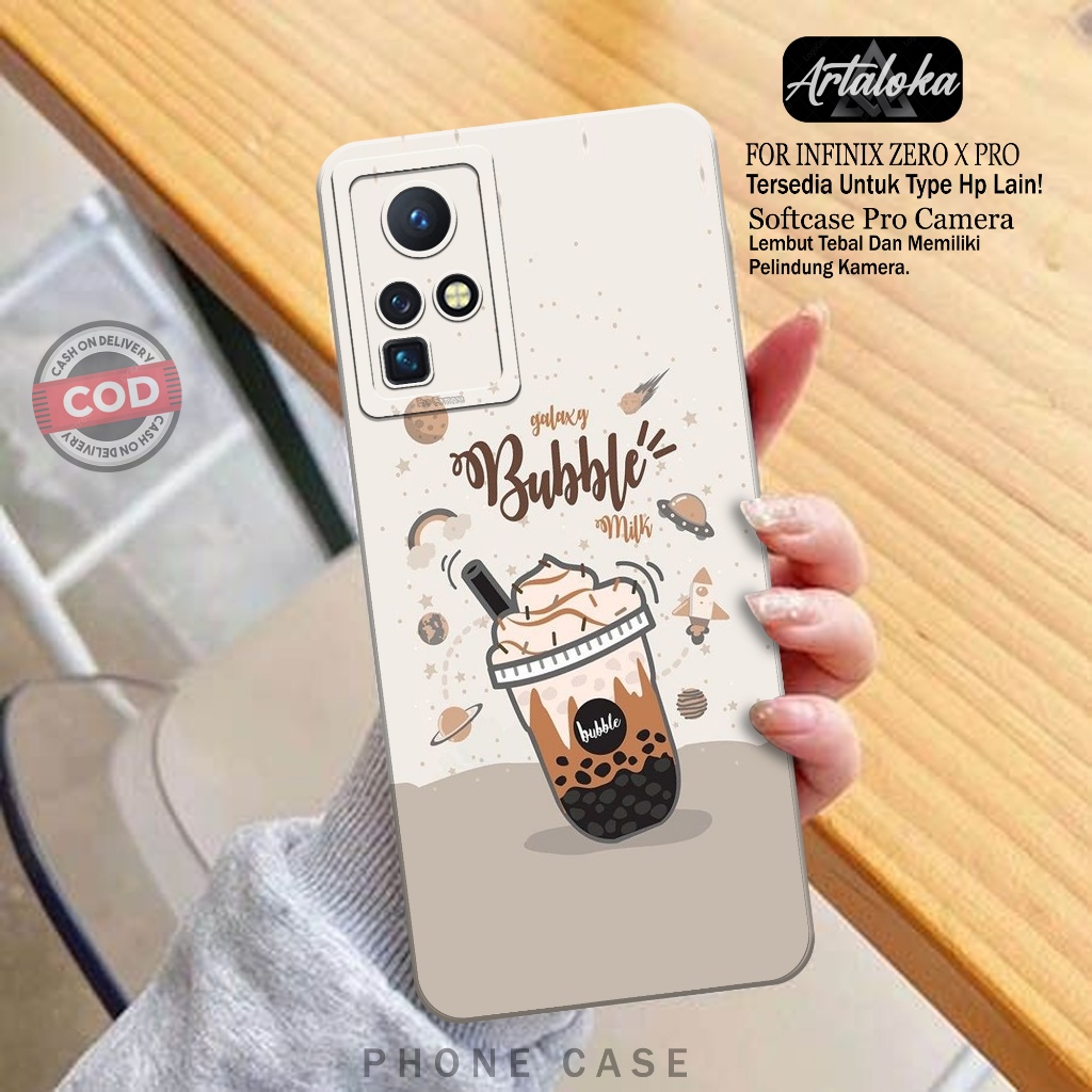 Case Hp Infinix Zero X/Zero X Pro Fashion Case Boba Softcase Infinix Zero X/Zero X Pro Silikon TPU P