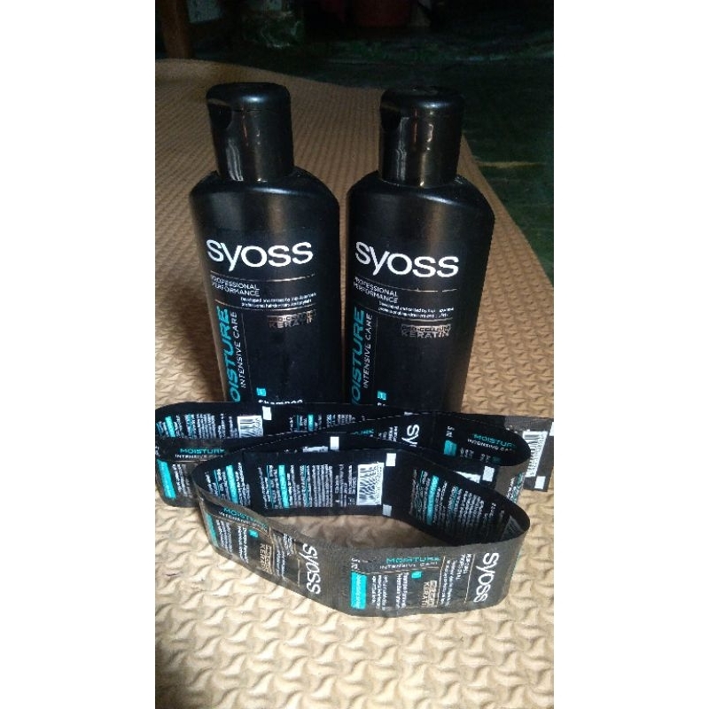 PAKET PROMO 2 SHAMPO SYOSS BEBAS PILIH GRATIS SATU RENCENG SHAMPO SYOSS moisture SACHET ISI 12  pcs 