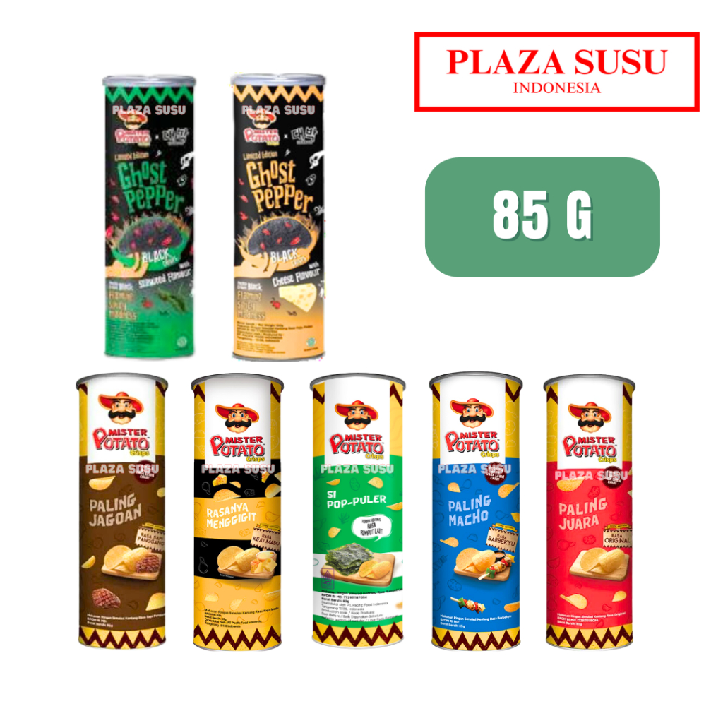 

MAMEE MISTER POTATO CHIPS MR POTATO CRIPS 80 G JAJANAN KERIPIK CAMILAN