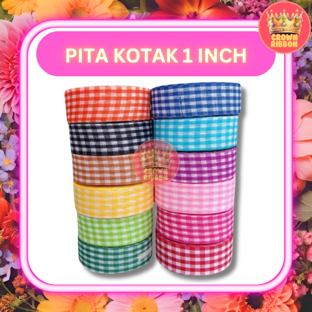 

Pita Kotak 1 inch = 2.5 cm
