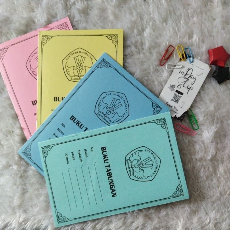 

Buku Tabungan Mini | INDAY SHOP